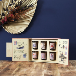 Coffret de 6 bougies Senteurs du monde