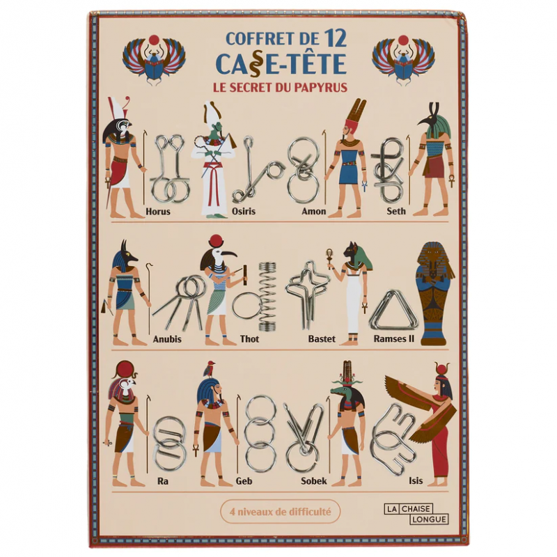 Coffret de 12 casse tête